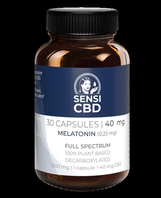 CBD Melatonin Capsules 40 mg